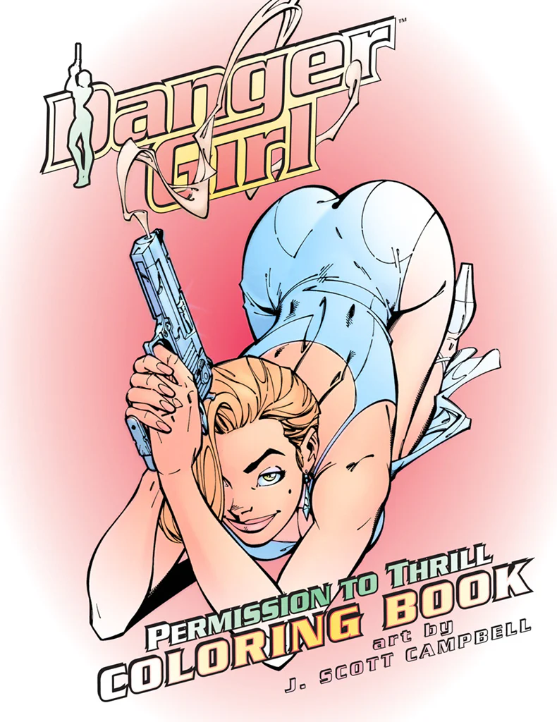 Danger Girl: Permission to Thrill COLORING BOOK - Image 3