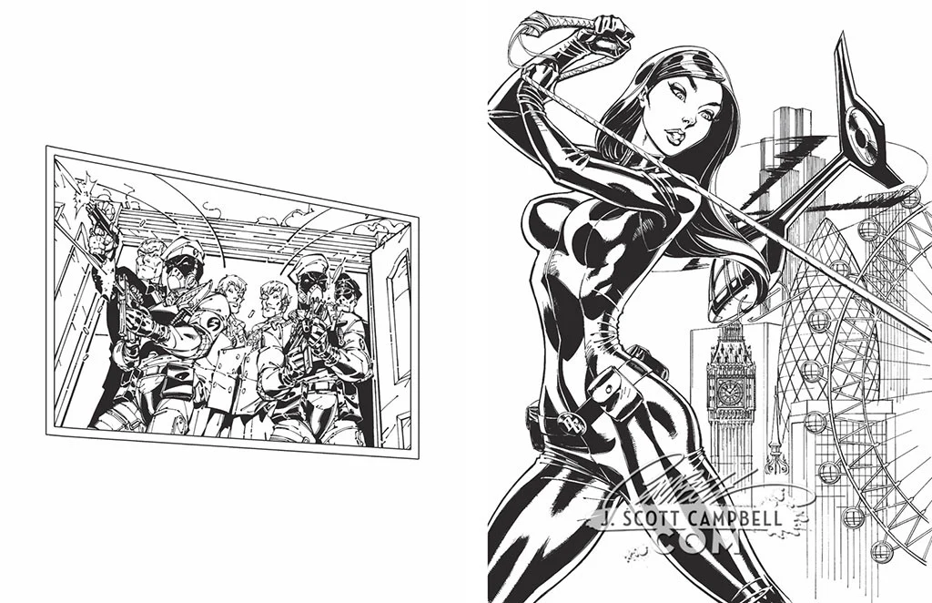 Danger Girl: Permission to Thrill COLORING BOOK - Image 4