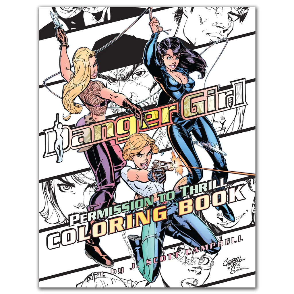 Danger Girl: Permission to Thrill COLORING BOOK - Image 6