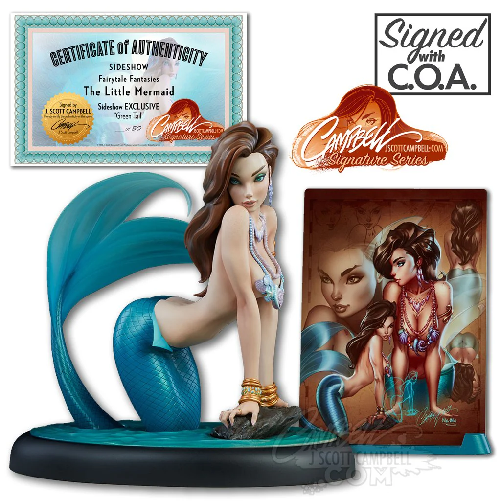 FairyTale Fantasies The Little Mermaid statues - AP Edition - Image 5