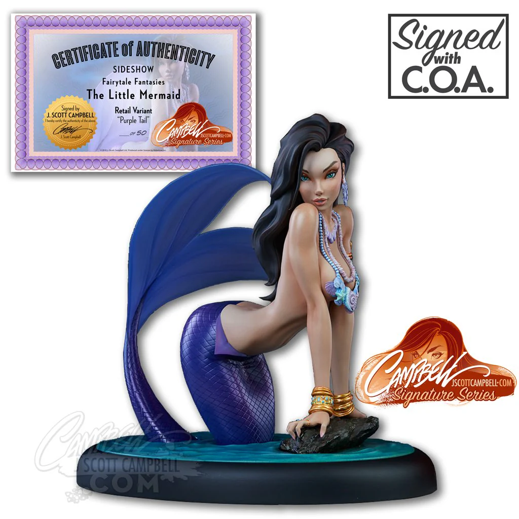 FairyTale Fantasies The Little Mermaid statues - AP Edition - Image 6