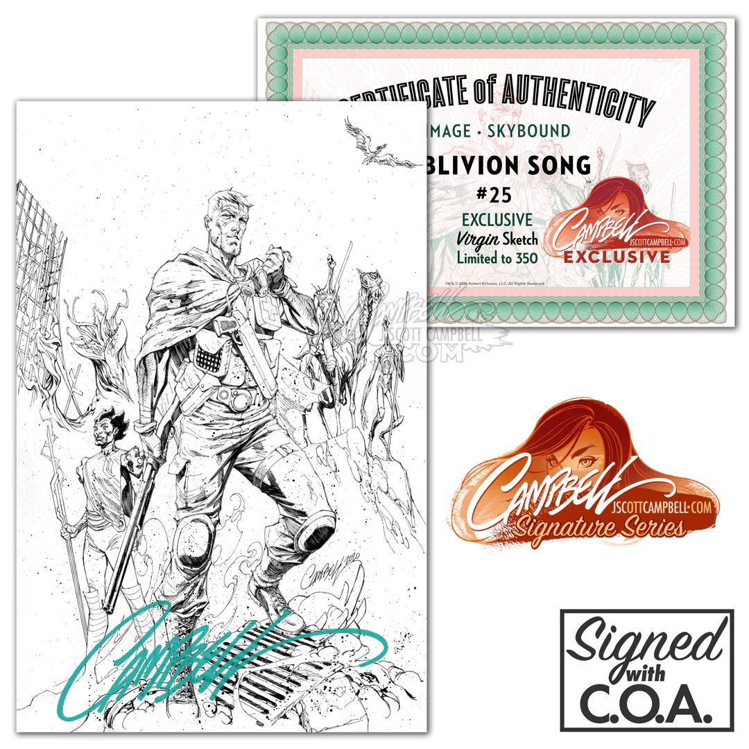 Oblivion Song #25 Anniversary Issue J. Scott Campbell - Image 4