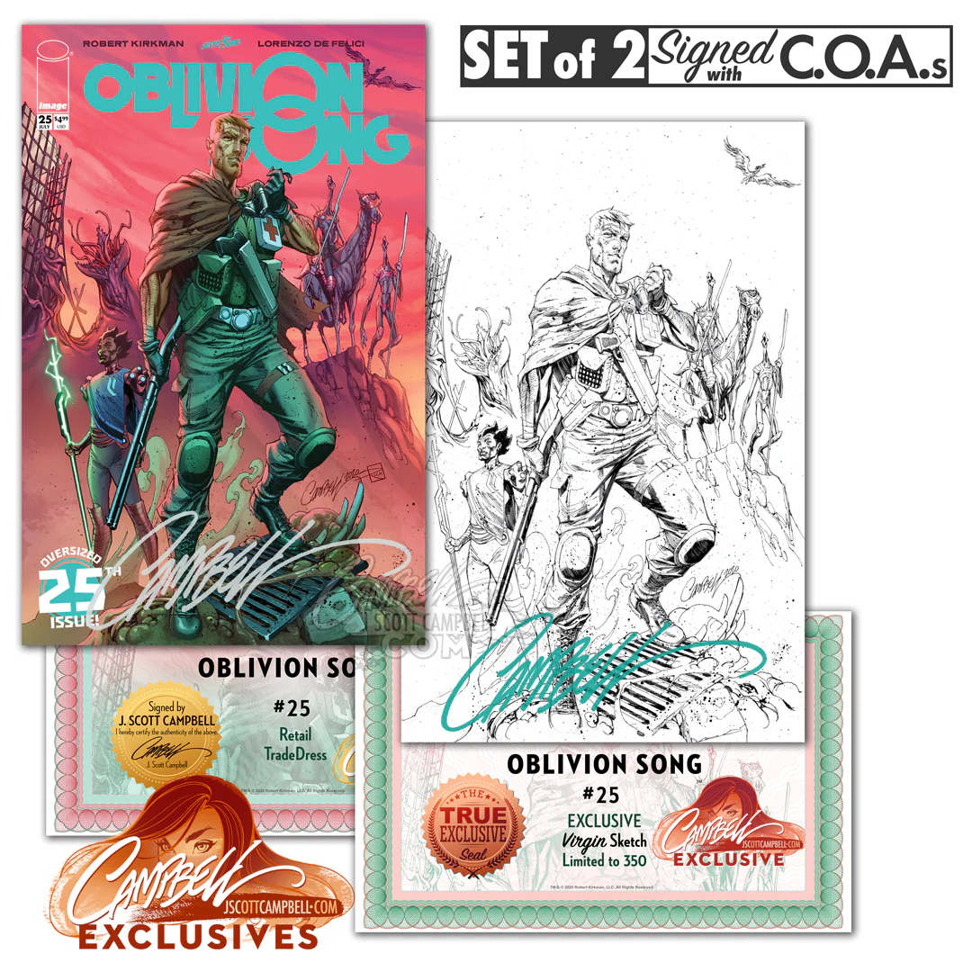 Oblivion Song #25 Anniversary Issue J. Scott Campbell - Image 5